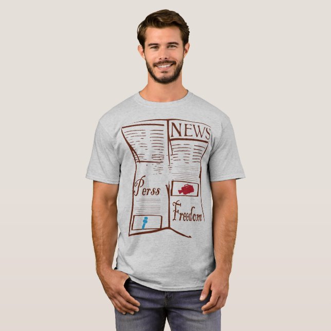 world press freedom day T-Shirt (Front Full)