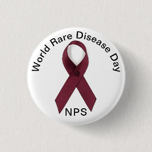 World Rare Disease Day, NPS 1 Inch Round Button