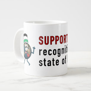 World Recognition of Palestinian Statehood Large Coffee Mug