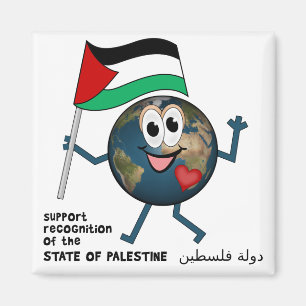 World Recoqnition of Palestinian Statehood Magnet