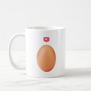 World Record Egg Mug With Instagram Notification