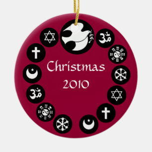 World Religions Holiday Ornament