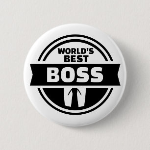 World’s best boss 2 inch round button