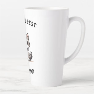 World’s Best Cat Mum –  Cat lovers gift Latte Mug