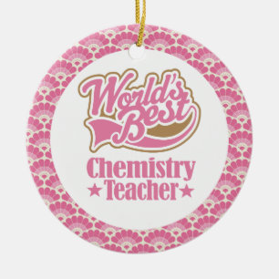 World’s Best Chemistry Teacher Gift Ornament