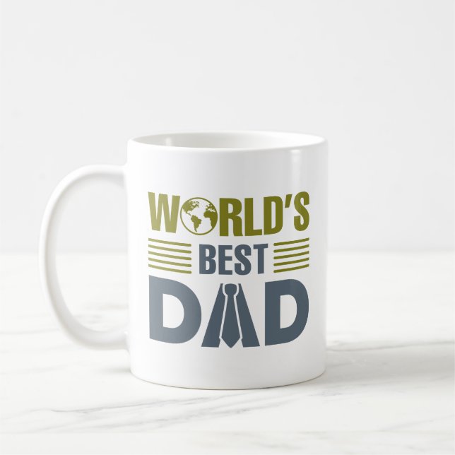World’s Best Dad Coffee Mug (Left)