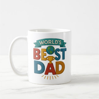 World’s Best Dad Mug | Retro Father’s Day Gift