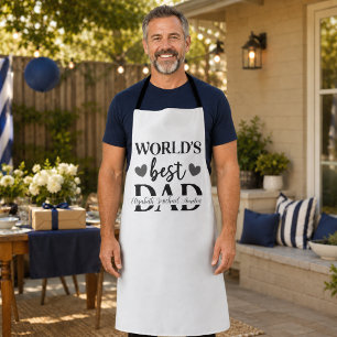 World’s Best Dad Personalized Apron