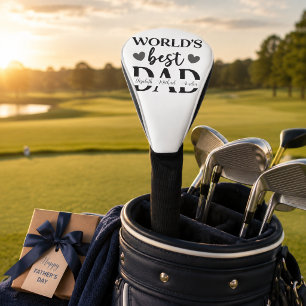 World’s Best Dad Personalized Golf Head Cover