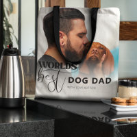 World’s Best Dog Dad Custom Photo Personalized