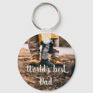 World 's Best Father Father's Day Birthday Gift Keychain