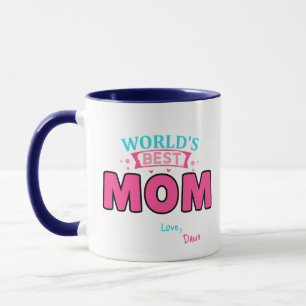 World’s Best Mom Coffee Mug – Custom Gift