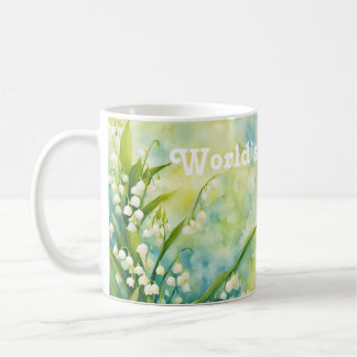 World’s Best Mom, May Birth Month Flowers Coffee Mug