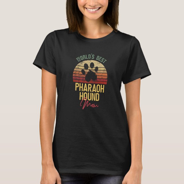 World´s Best Pharaoh Hound Mom   T-Shirt (Front)