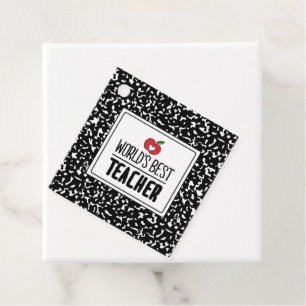 World’s Best Teacher Appreciation Teacher Day Favour Tags