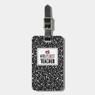 World’s Best Teacher Appreciation Teacher Day Luggage Tag