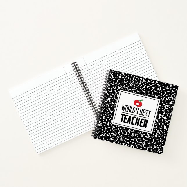World’s Best Teacher Appreciation Teacher Day Notebook (Inside)