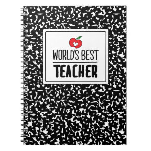 World’s Best Teacher Appreciation Teacher Day Notebook