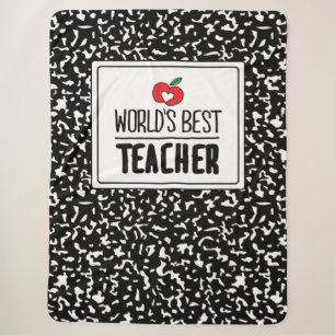 World’s Best Teacher Appreciation Teacher Day Sherpa Blanket