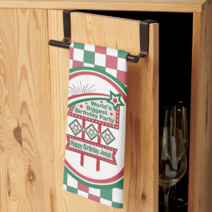 World’s Biggest Birthday Party Marquee Kitchen Towel