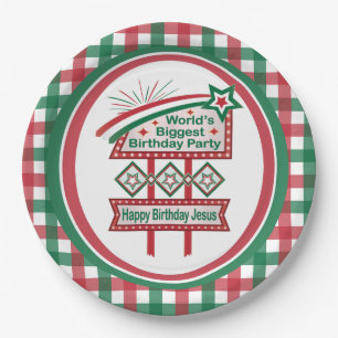 World’s Biggest Birthday Party Marquee Paper Plate