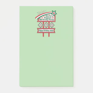 World’s Biggest Birthday Party Marquee Post-it Notes