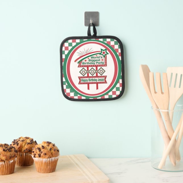 World’s Biggest Birthday Party Marquee Pot Holder (Insitu(Hanging))