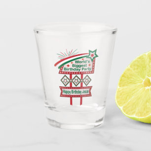 World’s Biggest Birthday Party Marquee Shot Glass