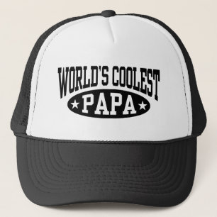 World’s Coolest Papa Trucker Hat