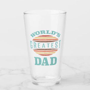 World’s Greatest Dad Glass