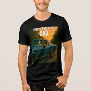 World’s Greatest Dad – Sunset Cruise Edition Tri-Blend Shirt