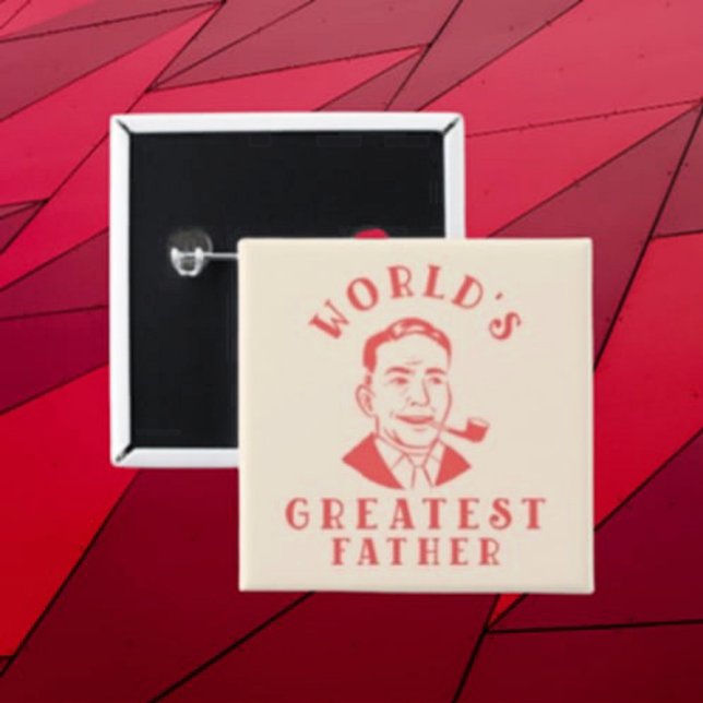World’s Greatest Father Vintage Button (Creator Uploaded)