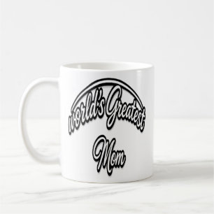 World’s Greatest Mom Elegant Cursive Design Coffee Mug