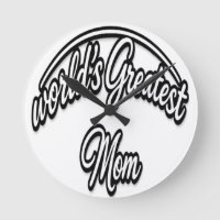 World’s Greatest Mom Elegant Cursive Design