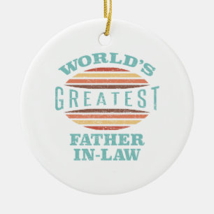 World’s Greatest Son-In-Law Ceramic Ornament