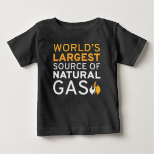 World’s Largest Source Of Natural Gas Baby T-Shirt