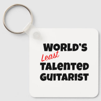 World’s Least Talented Guitarist Keychain