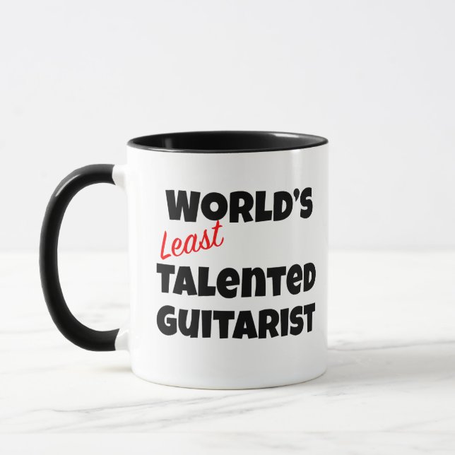 World’s Least Talented Guitarist Mug (Left)