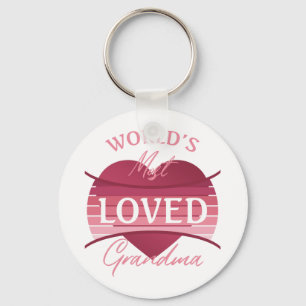 World’s Most Loved Grandma Keychain