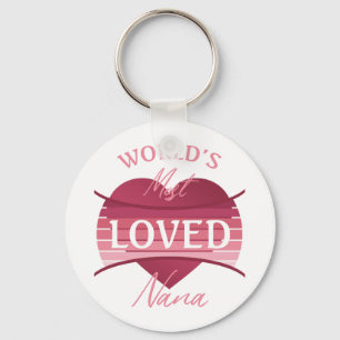 World’s Most Loved Nana Keychain