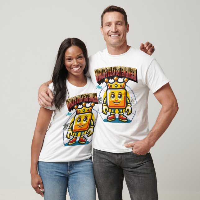 World’s Okayest Engineer Funny T-Shirt  (Unisex)