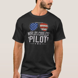 World´s Okayest Pilot Aviation Airplane Vintage T-Shirt