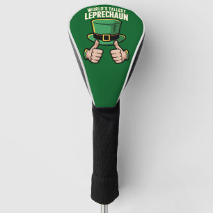 World’s Tallest Leprechaun Funny Irish Humour  Golf Head Cover