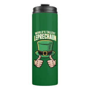 World’s Tallest Leprechaun Funny Irish Humour  Thermal Tumbler
