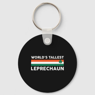 World’s Tallest Leprechaun - Irish Shamrock St Pat Keychain