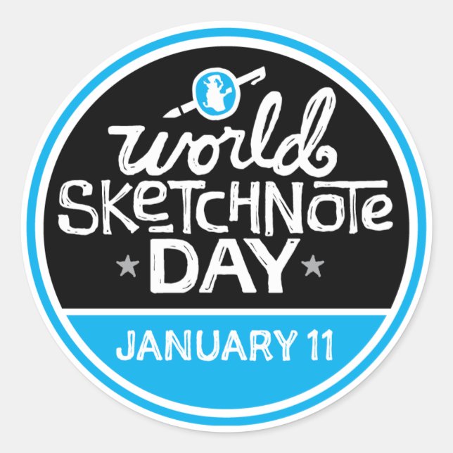 World Sketchnote Day Stickers (Front)