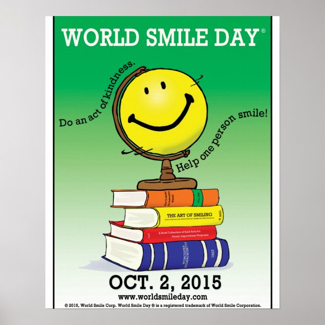 World Smile Day® 2015 Poster (Front)