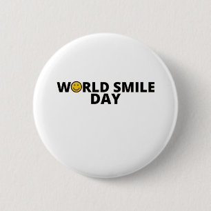 World Smile Day 2 Inch Round Button