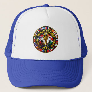 World Soccer 2026 International Flags Championship Trucker Hat