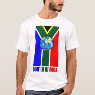 World Soccer South Africa Soccer ball globe T-Shirt